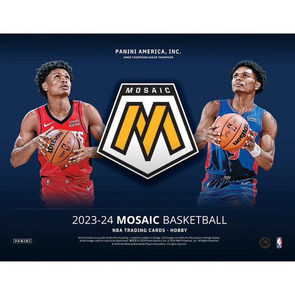 2023-24 Panini Mosaic Basketball Hobby 12-Box Case